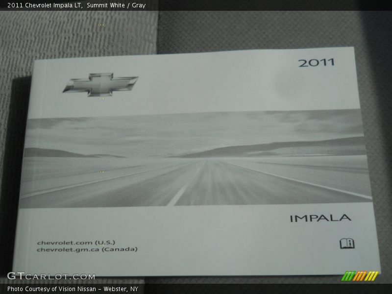 Summit White / Gray 2011 Chevrolet Impala LT