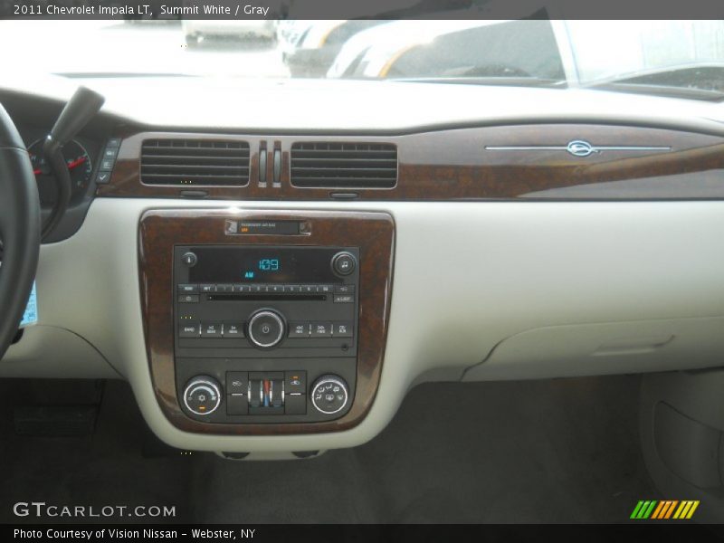 Summit White / Gray 2011 Chevrolet Impala LT