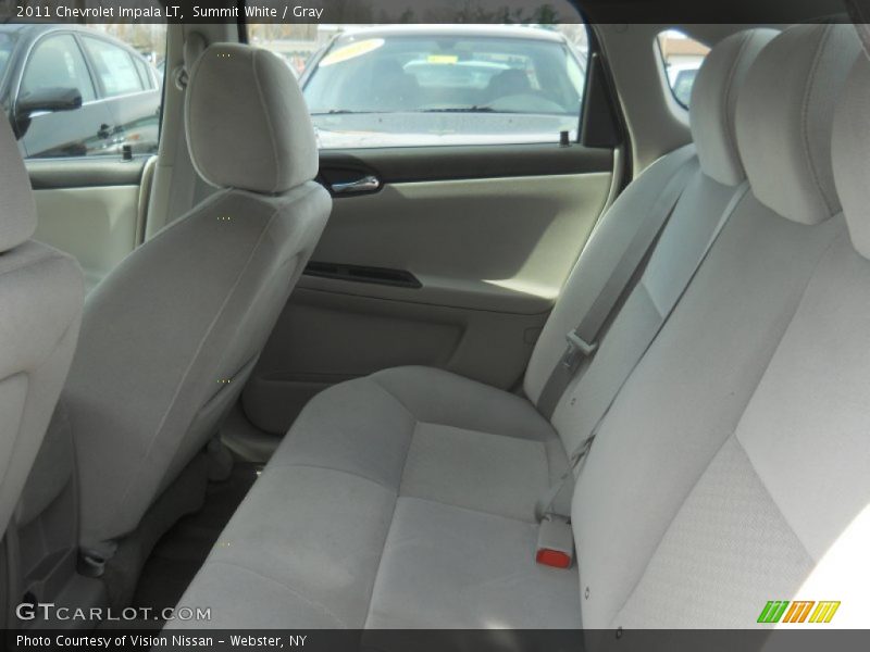 Summit White / Gray 2011 Chevrolet Impala LT