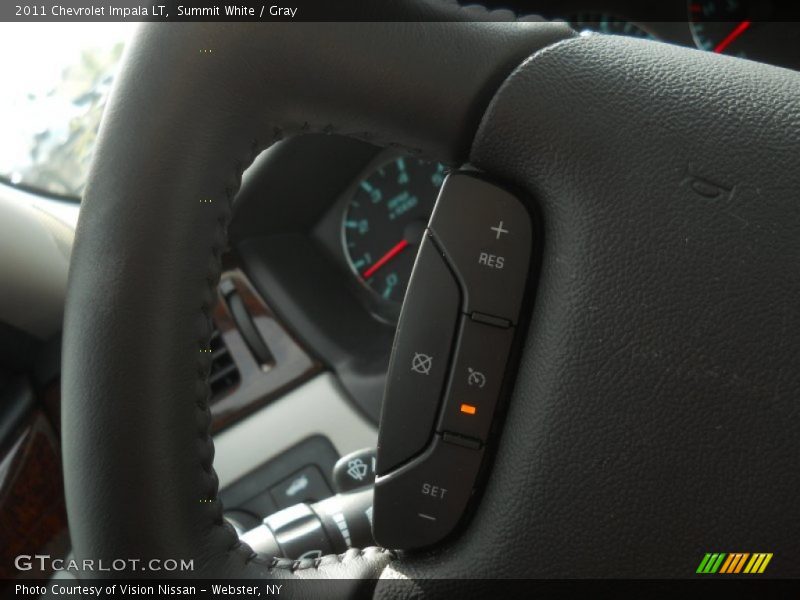 Summit White / Gray 2011 Chevrolet Impala LT