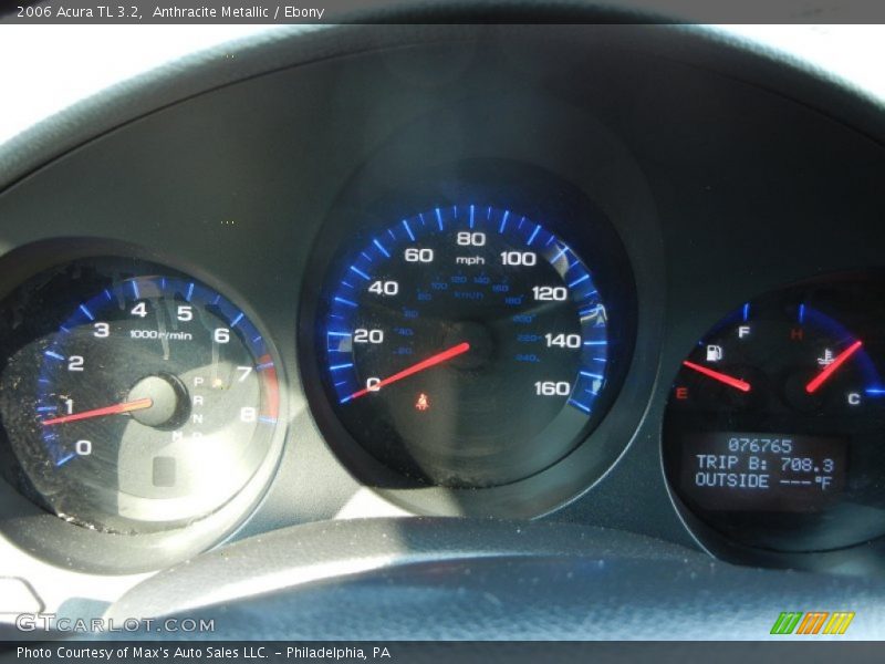 Anthracite Metallic / Ebony 2006 Acura TL 3.2