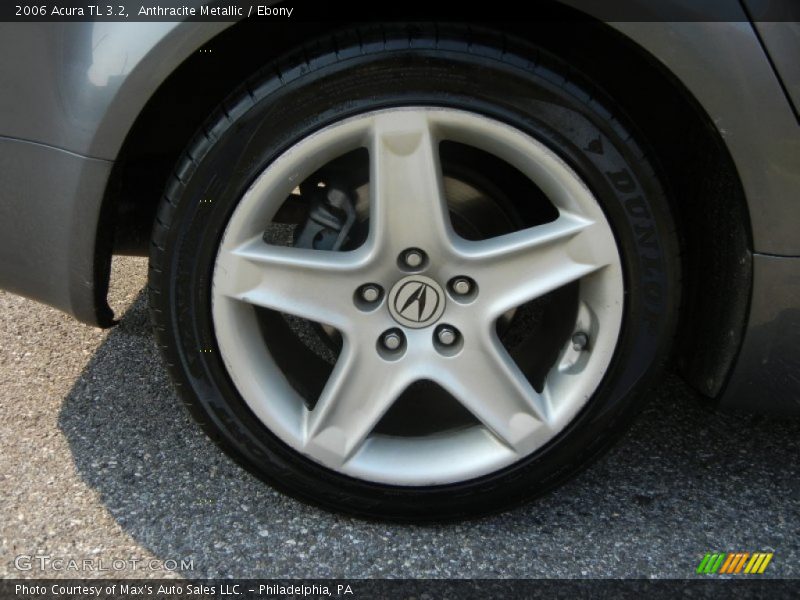 Anthracite Metallic / Ebony 2006 Acura TL 3.2