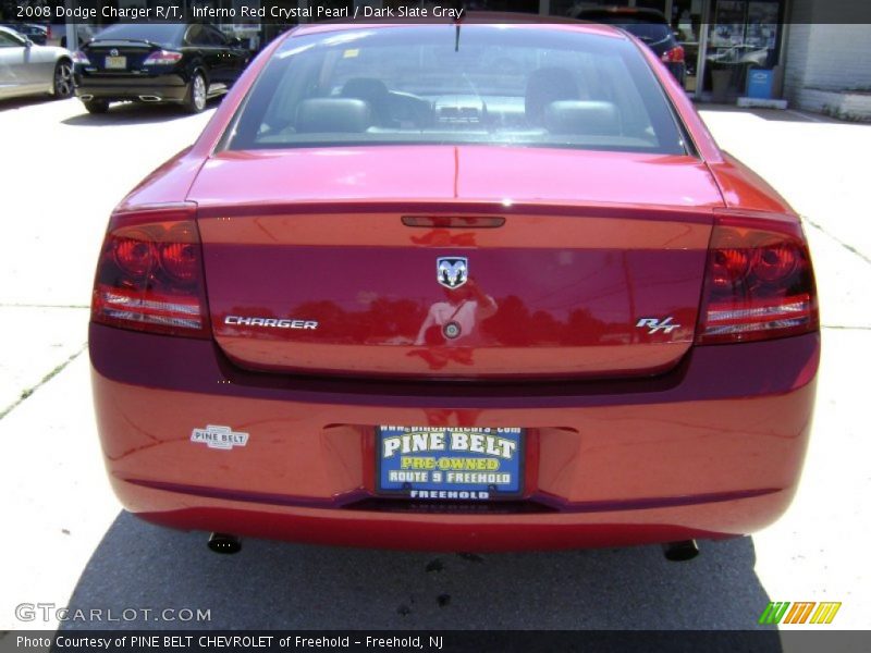 Inferno Red Crystal Pearl / Dark Slate Gray 2008 Dodge Charger R/T