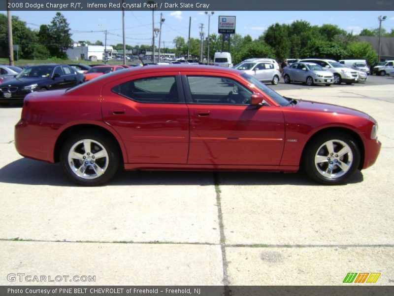Inferno Red Crystal Pearl / Dark Slate Gray 2008 Dodge Charger R/T