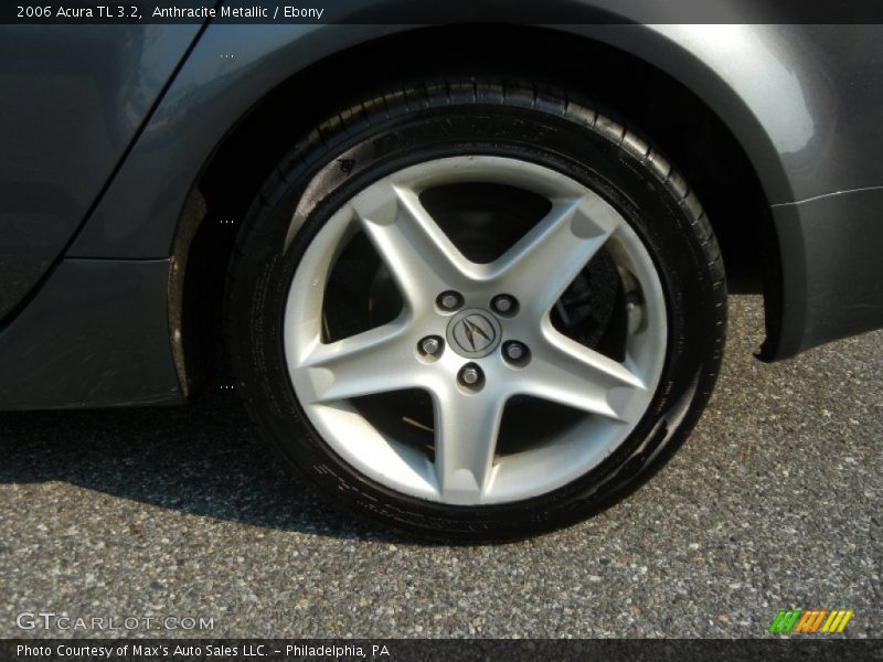 Anthracite Metallic / Ebony 2006 Acura TL 3.2