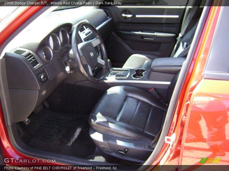 Inferno Red Crystal Pearl / Dark Slate Gray 2008 Dodge Charger R/T