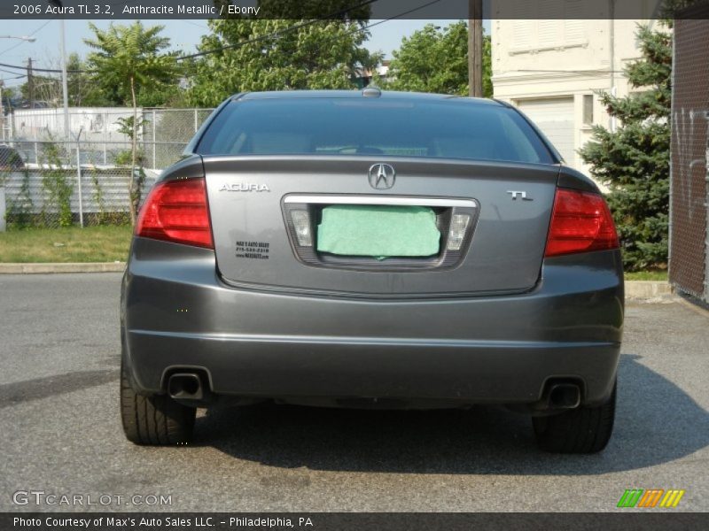 Anthracite Metallic / Ebony 2006 Acura TL 3.2