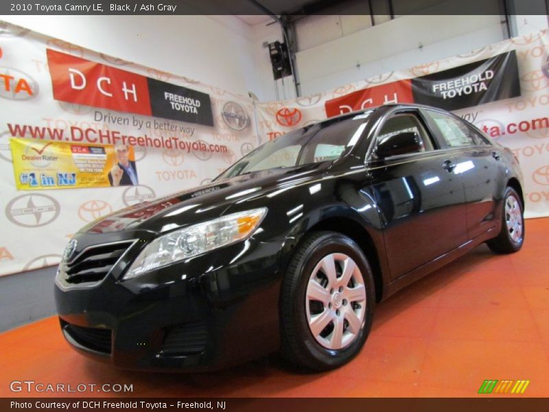 Black / Ash Gray 2010 Toyota Camry LE