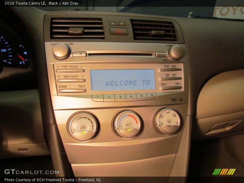 Black / Ash Gray 2010 Toyota Camry LE