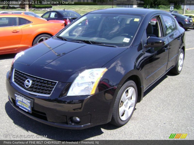 Super Black / Charcoal 2009 Nissan Sentra 2.0 S