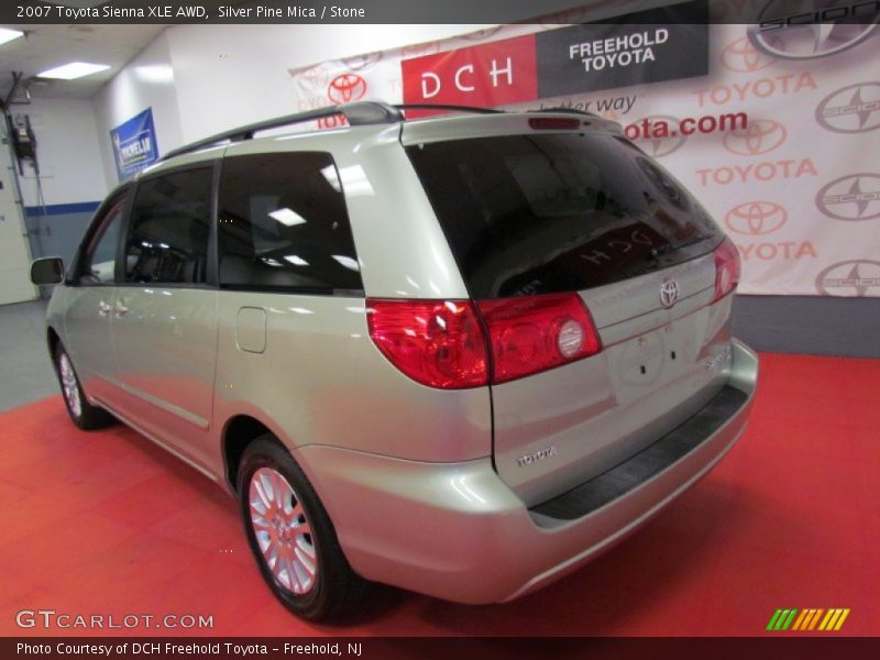 Silver Pine Mica / Stone 2007 Toyota Sienna XLE AWD