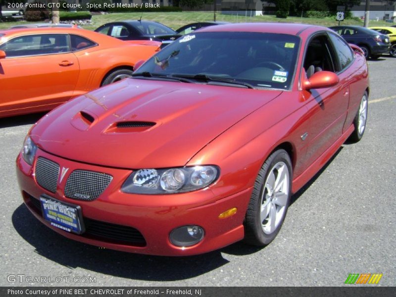 Spice Red Metallic / Black 2006 Pontiac GTO Coupe