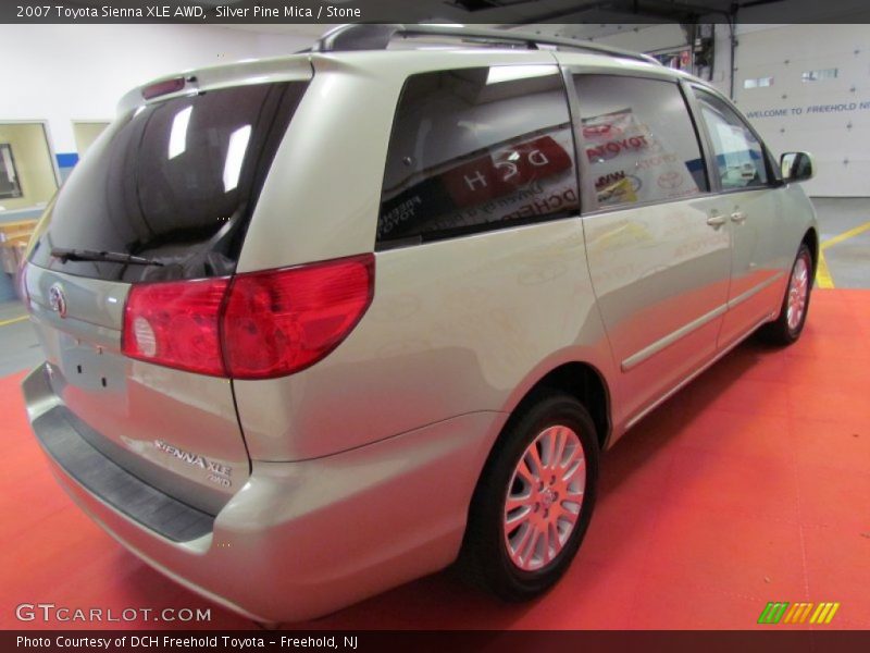 Silver Pine Mica / Stone 2007 Toyota Sienna XLE AWD