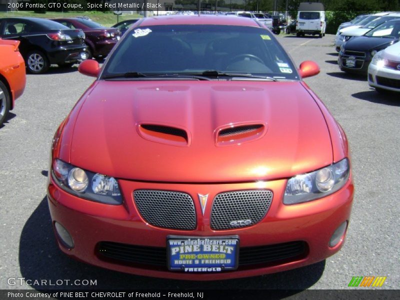 Spice Red Metallic / Black 2006 Pontiac GTO Coupe