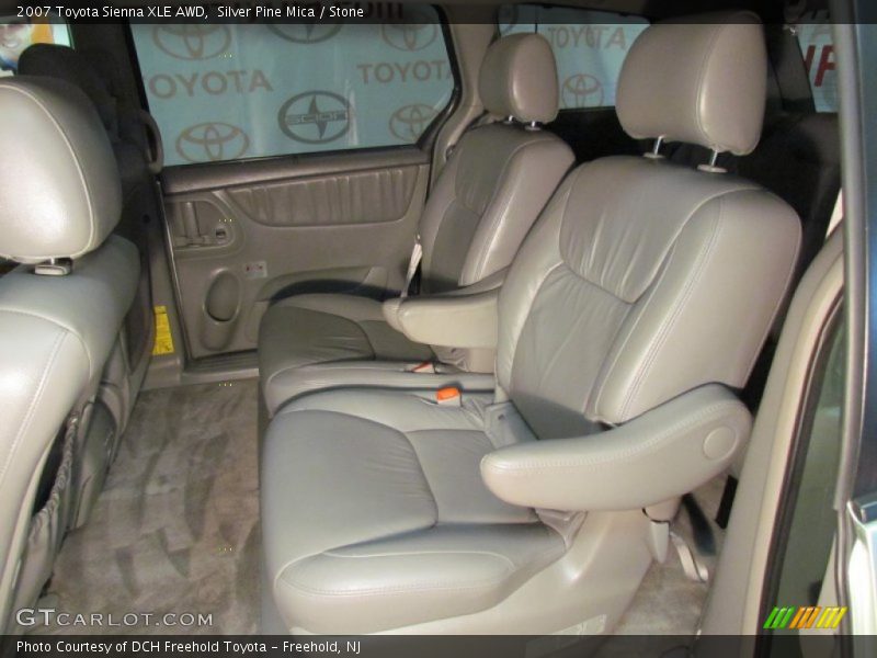 Silver Pine Mica / Stone 2007 Toyota Sienna XLE AWD