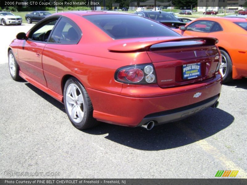 Spice Red Metallic / Black 2006 Pontiac GTO Coupe