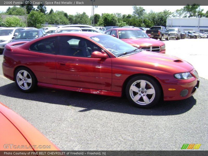Spice Red Metallic / Black 2006 Pontiac GTO Coupe
