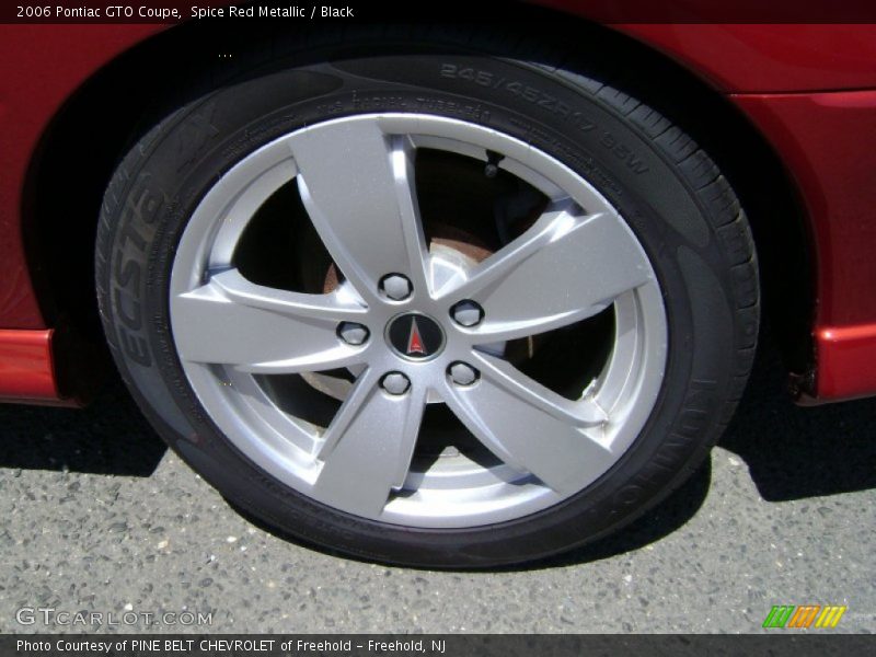 Spice Red Metallic / Black 2006 Pontiac GTO Coupe