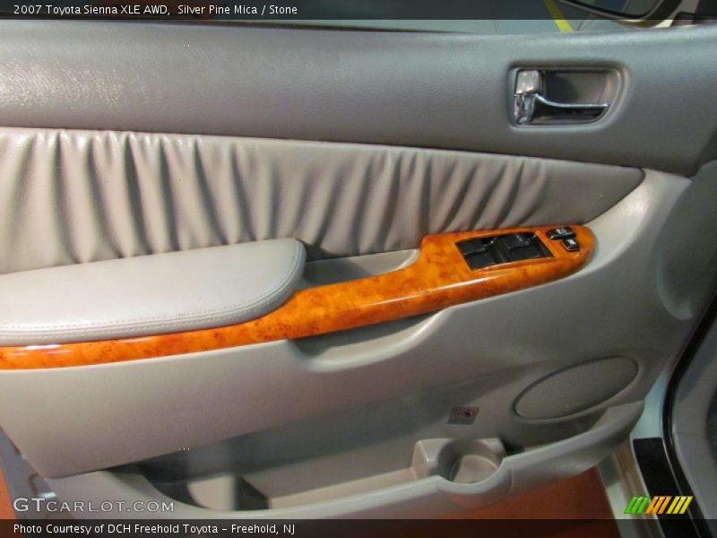 Silver Pine Mica / Stone 2007 Toyota Sienna XLE AWD