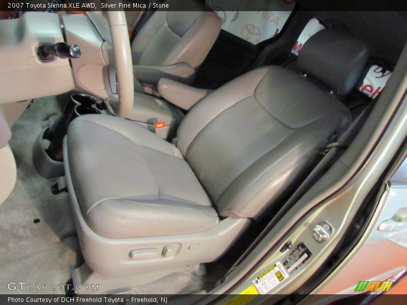 Silver Pine Mica / Stone 2007 Toyota Sienna XLE AWD