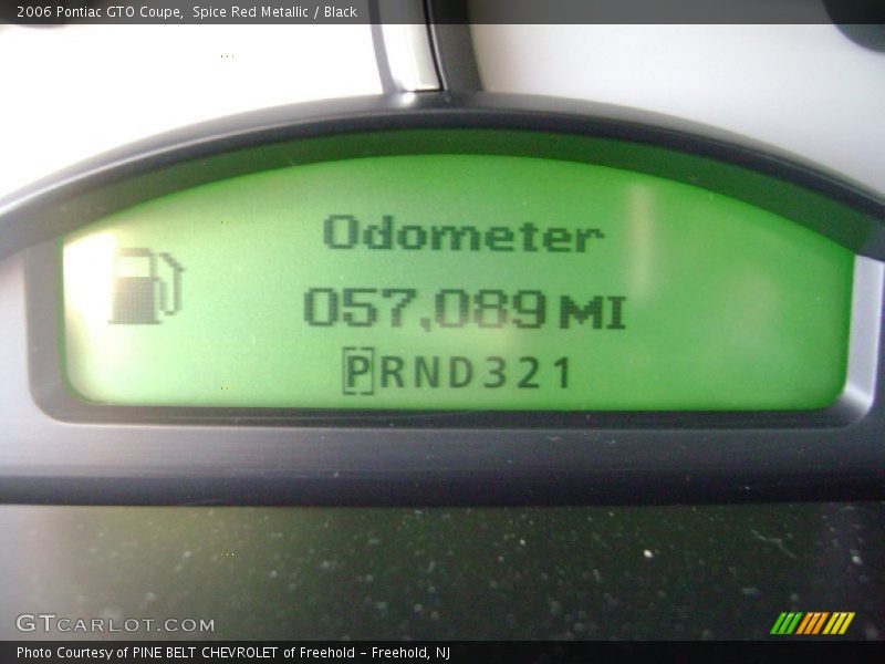 Spice Red Metallic / Black 2006 Pontiac GTO Coupe