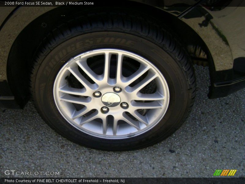 Black / Medium Stone 2008 Ford Focus SE Sedan