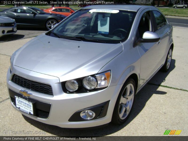 Silver Ice Metallic / Dark Pewter/Dark Titanium 2012 Chevrolet Sonic LTZ Sedan