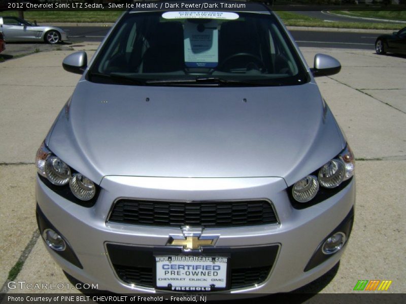 Silver Ice Metallic / Dark Pewter/Dark Titanium 2012 Chevrolet Sonic LTZ Sedan