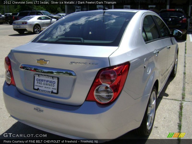 Silver Ice Metallic / Dark Pewter/Dark Titanium 2012 Chevrolet Sonic LTZ Sedan