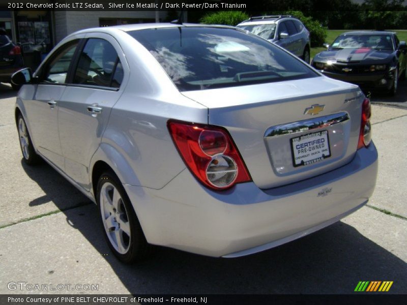 Silver Ice Metallic / Dark Pewter/Dark Titanium 2012 Chevrolet Sonic LTZ Sedan