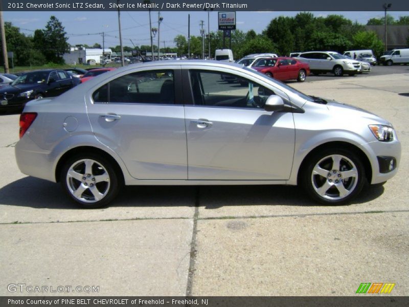 Silver Ice Metallic / Dark Pewter/Dark Titanium 2012 Chevrolet Sonic LTZ Sedan