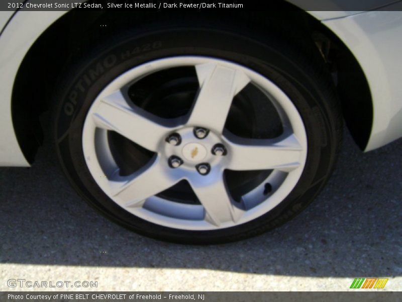 Silver Ice Metallic / Dark Pewter/Dark Titanium 2012 Chevrolet Sonic LTZ Sedan