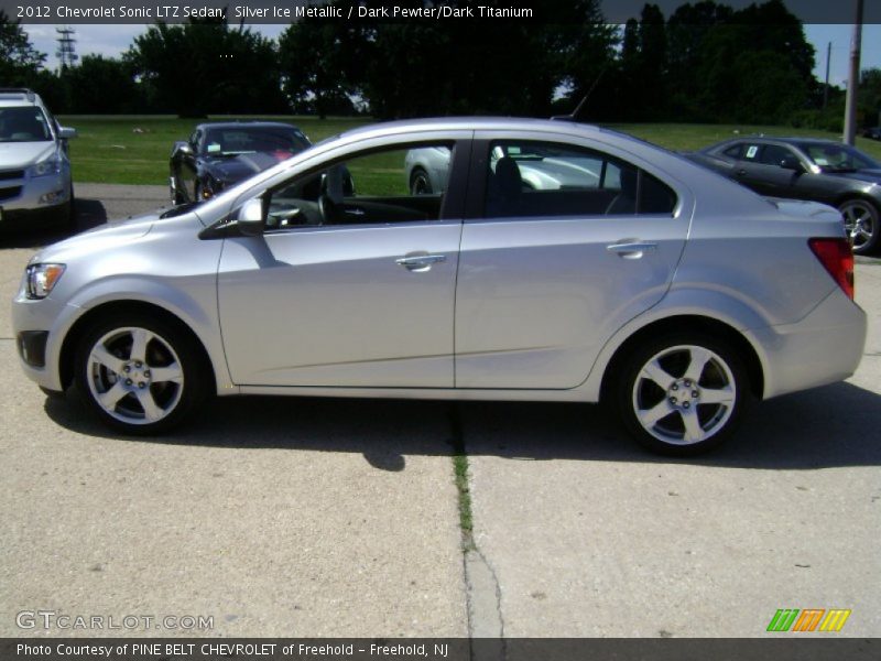 Silver Ice Metallic / Dark Pewter/Dark Titanium 2012 Chevrolet Sonic LTZ Sedan