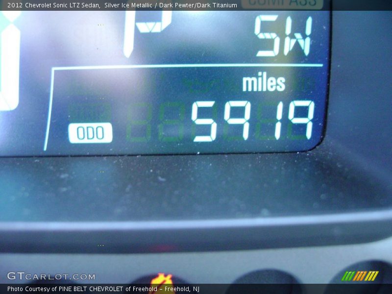 Silver Ice Metallic / Dark Pewter/Dark Titanium 2012 Chevrolet Sonic LTZ Sedan