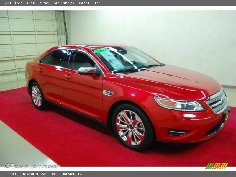Red Candy / Charcoal Black 2011 Ford Taurus Limited