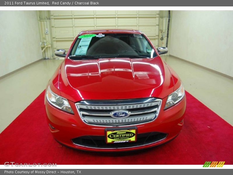 Red Candy / Charcoal Black 2011 Ford Taurus Limited