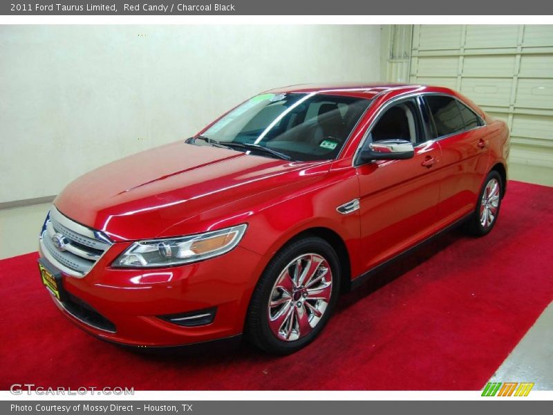 Red Candy / Charcoal Black 2011 Ford Taurus Limited