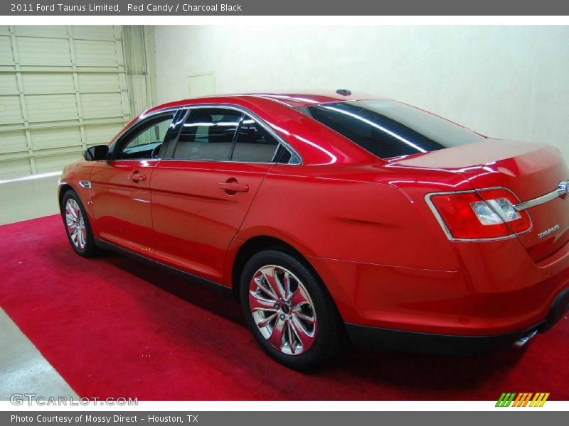 Red Candy / Charcoal Black 2011 Ford Taurus Limited