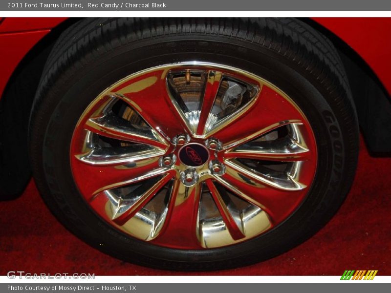 Red Candy / Charcoal Black 2011 Ford Taurus Limited