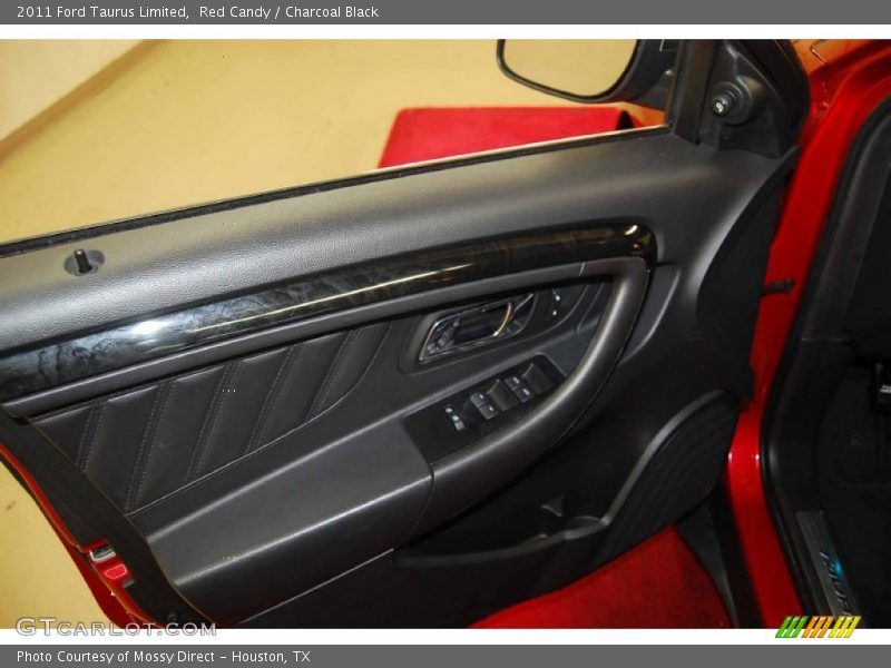 Red Candy / Charcoal Black 2011 Ford Taurus Limited