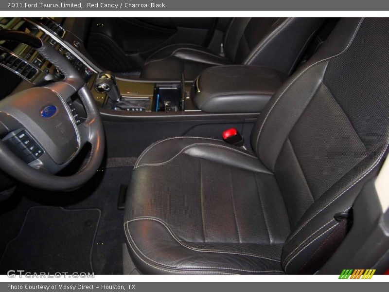 Red Candy / Charcoal Black 2011 Ford Taurus Limited