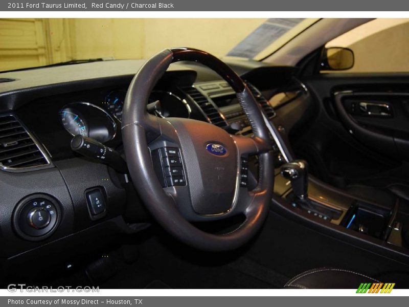 Red Candy / Charcoal Black 2011 Ford Taurus Limited