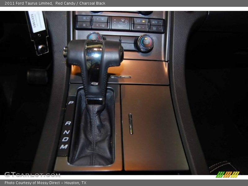 Red Candy / Charcoal Black 2011 Ford Taurus Limited