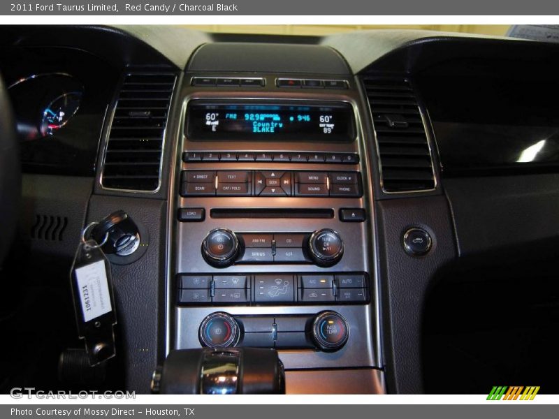 Red Candy / Charcoal Black 2011 Ford Taurus Limited