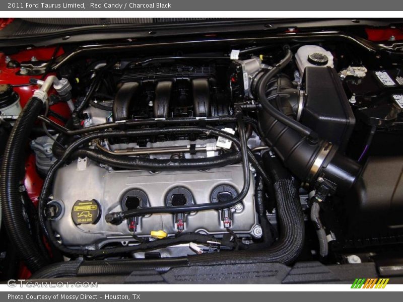 Red Candy / Charcoal Black 2011 Ford Taurus Limited