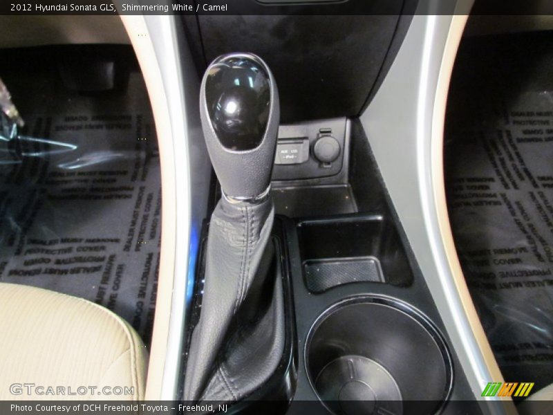 Shimmering White / Camel 2012 Hyundai Sonata GLS