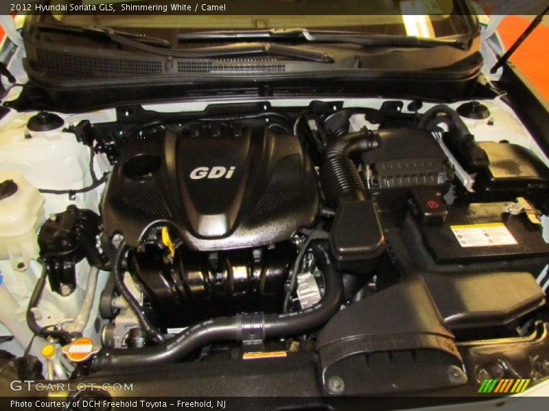 Shimmering White / Camel 2012 Hyundai Sonata GLS