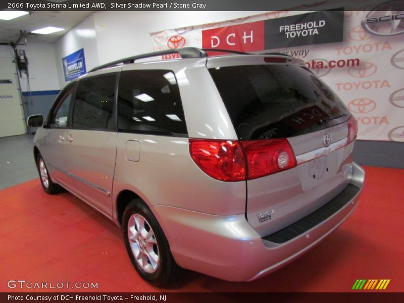 Silver Shadow Pearl / Stone Gray 2006 Toyota Sienna Limited AWD