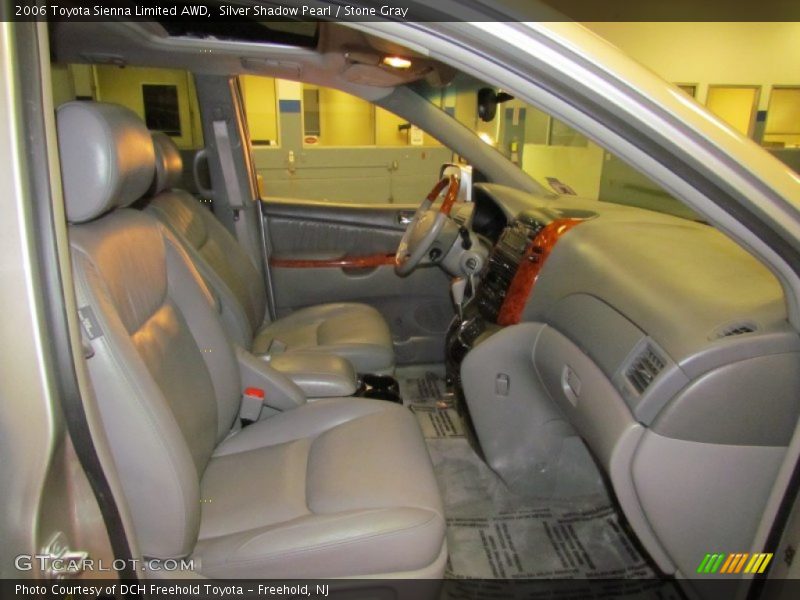 Silver Shadow Pearl / Stone Gray 2006 Toyota Sienna Limited AWD