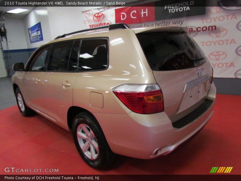 Sandy Beach Metallic / Sand Beige 2010 Toyota Highlander V6 4WD